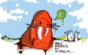 Arty Walrus as seen by Konrad Kirpluk